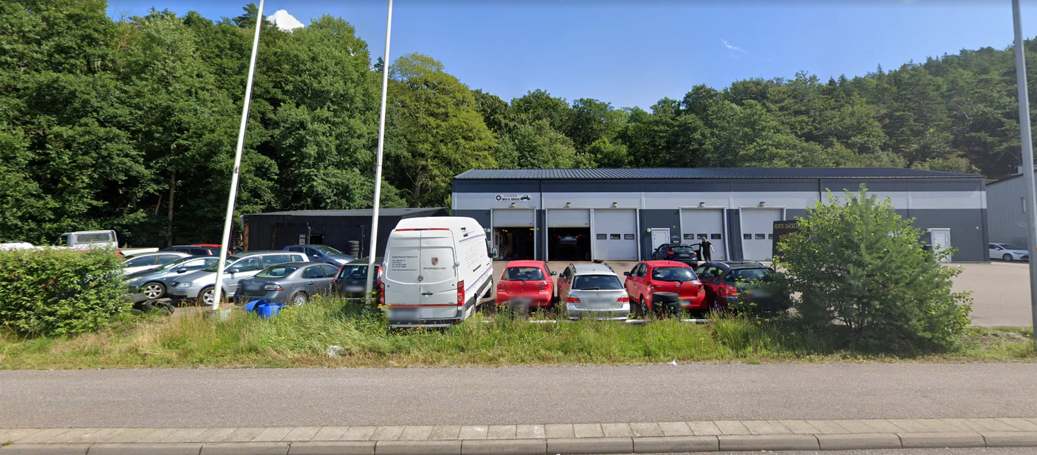 Surte Däck & Service verkstad exteriör